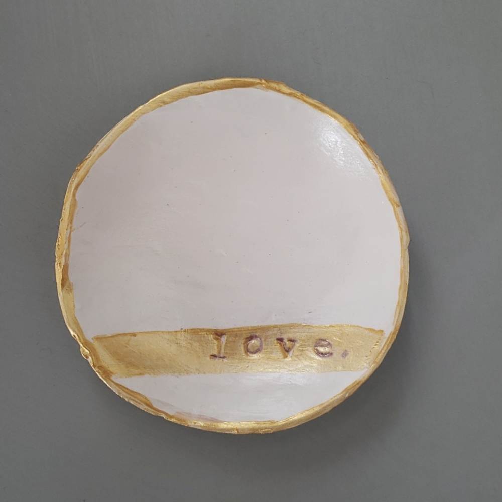 Handmade Clay Trinket Dish